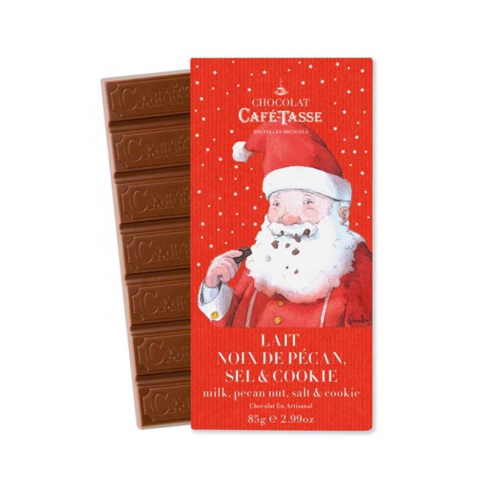 Milk Chocolate Bar Pecan Salt & Cookie Christmas Edition